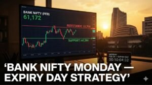 Bank Nifty Monday Feb 24, 2026: 61,172 at Expiry Day — What to Expect