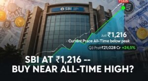 SBI Share Price Near All-Time High ₹1,225: Buy or Sell Feb 2026?