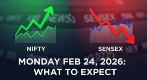Nifty & Sensex Monday Feb 24, 2026: What to Expect