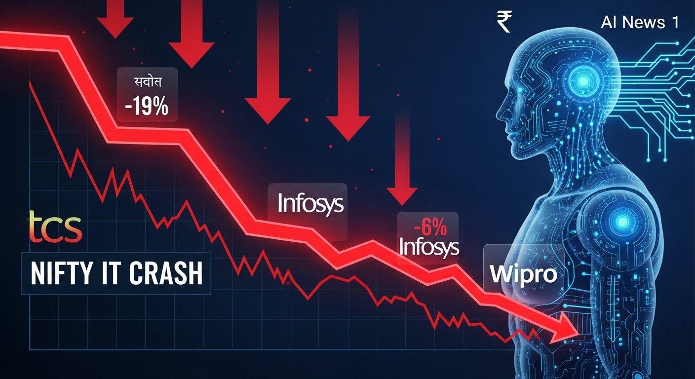 IT Stock Crash 2026: TCS, Infosys, Wipro Plunge 20% as AI Fears Grip Market — Should You Buy the Dip?