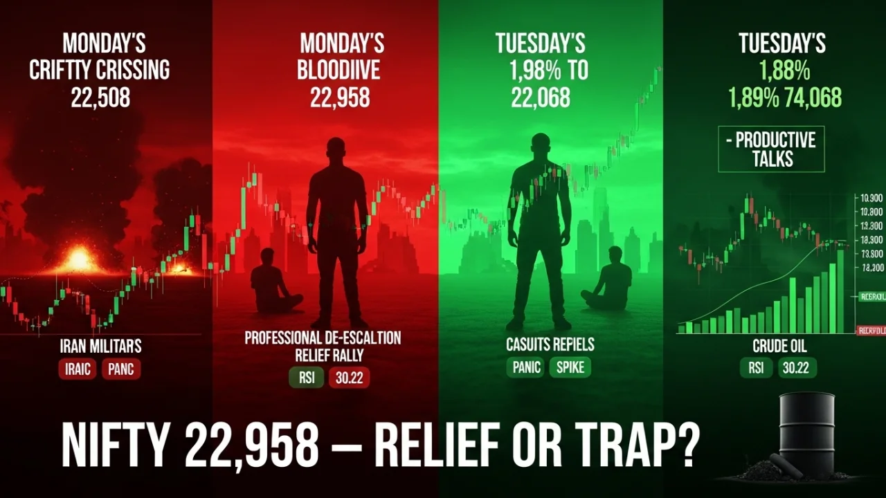 Nifty and Sensex Relief Rally After Trump Postpones Iran Strike
